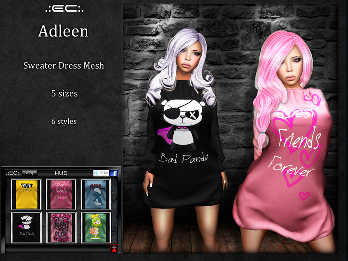 %.:EC:. Bag Adleen Sweater-Dress (Wear me)