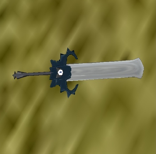 Blue demon Heavy blade/sheath(unscripted)