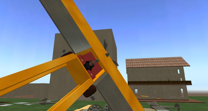 General Nunan's Crazy Chaos Stunter Balsa Wood & Shellac Airplane Class B .049 Aviation Class Approved for Ashram Use