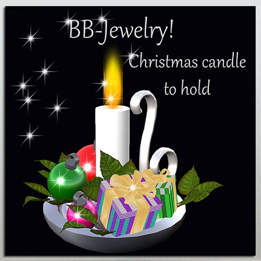 BB-Jewelry! Christmas Candle to hold (just waer)