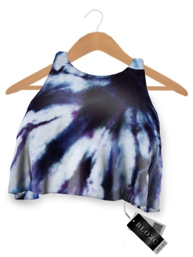 BLOKC Cropped Tank - TIE DYE