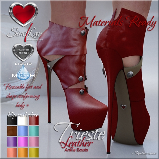 Trieste Thigh Boots Lth Demo