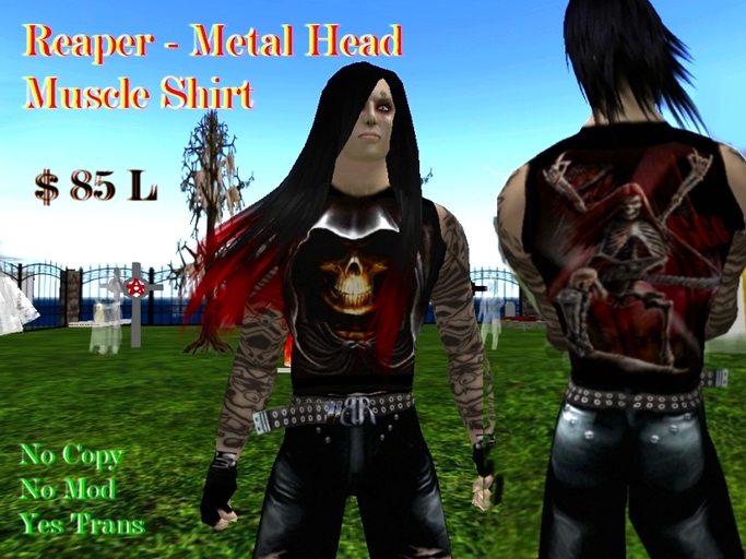Reaper - Metal Head Muscle Shirt