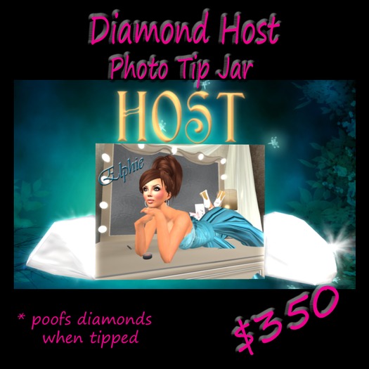 Diamond Host Photo Tip Jar