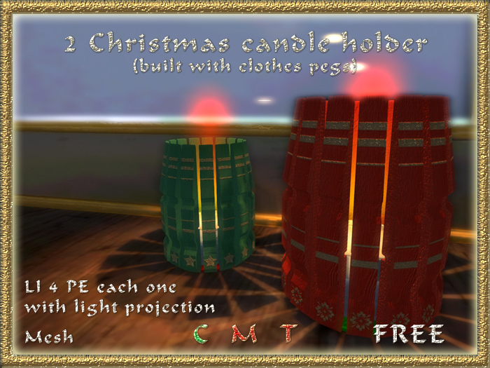 Christmas candle holder
