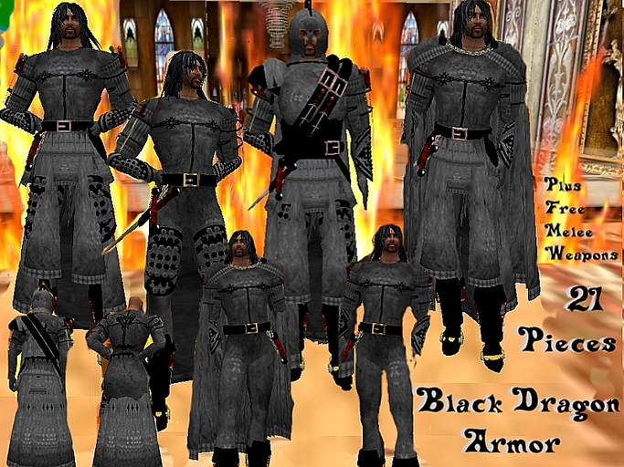 Black  Dragon Armor Boxed