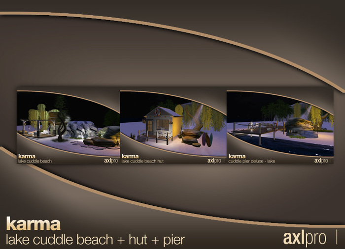 AXL pro box - Karma Lake Cuddle Beach + Hut + Pier