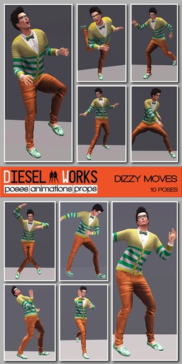 Diesel Works - Dizzy Moves Unisex Poses