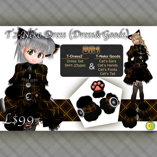 GreenApple === T2-Neko Dress BR1 ===