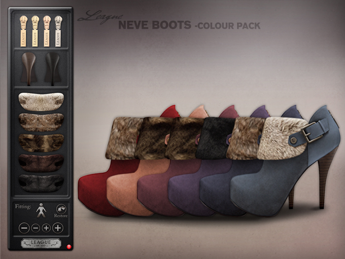 *League* Neve Boots -Colour Pack