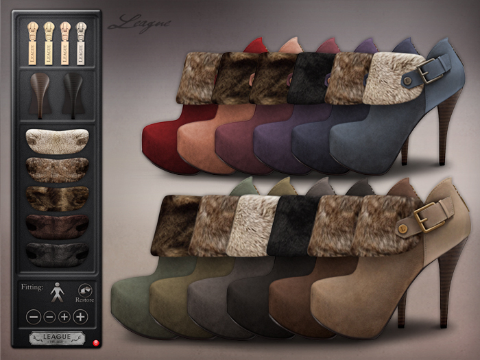 *League* Neve Boots [MESH] -DEMO