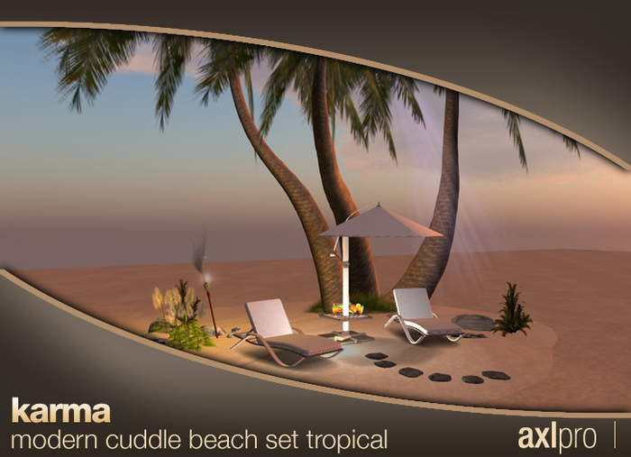 AXL pro box - Karma Modern Cuddle Beach Set - Tropical Version