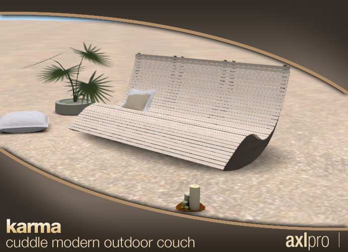 AXL pro box - Karma Cuddle Modern Outdoor Couch
