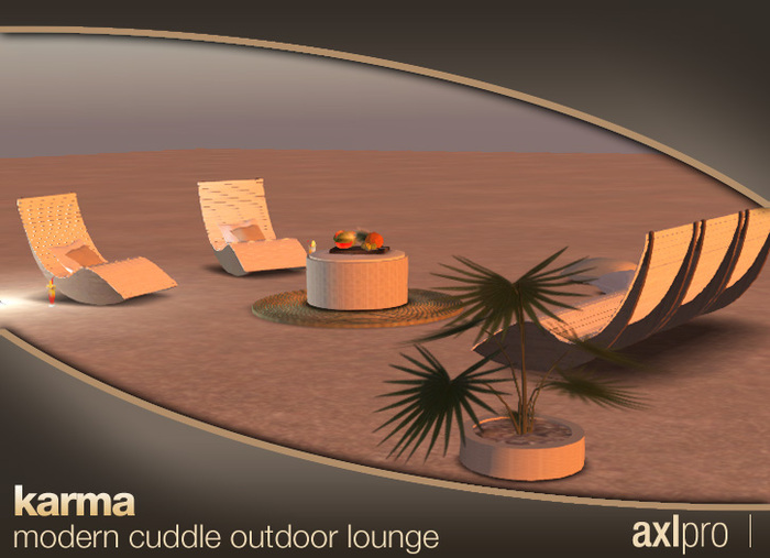 AXL pro box - Karma Modern Cuddle Outdoor Lounge