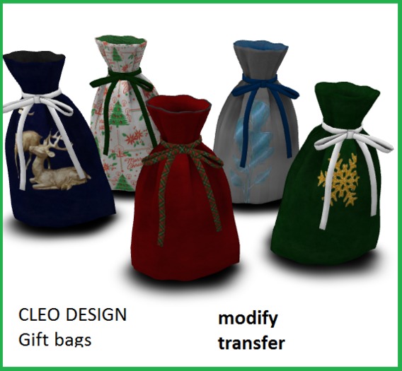 CLEO DESIGN-gift bags