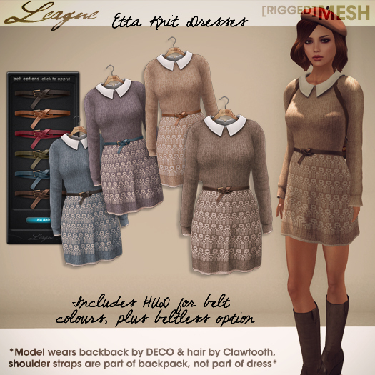 *League* Etta Knit Dress -Fatpack