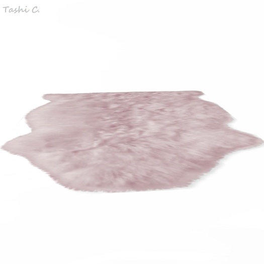 TC - Fur Rug Pose Stand I - Pink