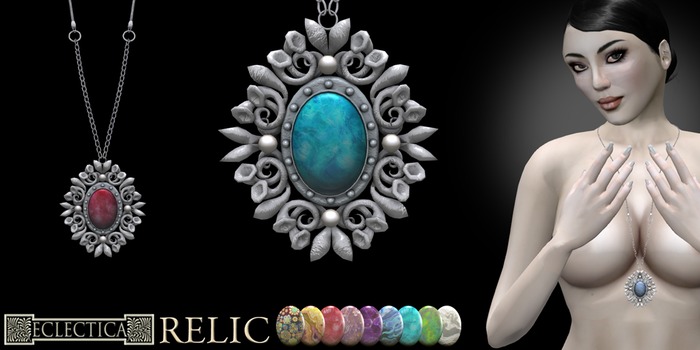 Eclectica 'Relic' Jewellery-Silver