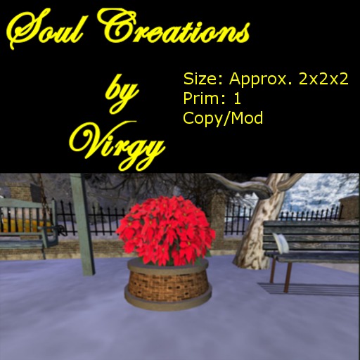 SC Poinsettia Planter