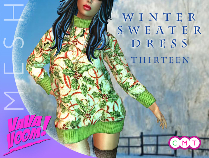 VaVaVoom! - Winter Sweater Dress 13