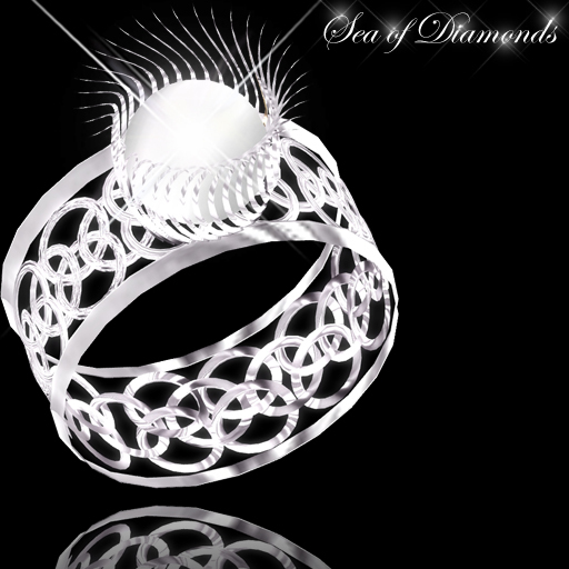 Ring - Platinum Queen Ring (box)