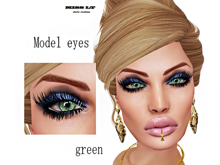 :: Miss LT Model eyes - green