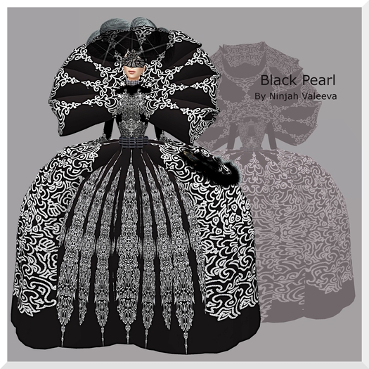 Second Life Marketplace Black pearl versailles baroque renaissance