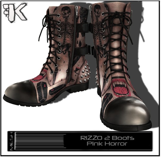 FK! - Rizzo 2 Boots - Pink Horror 