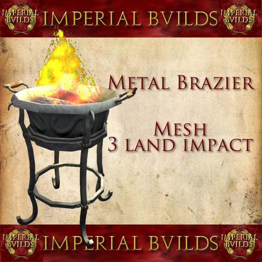 Mesh Metal Brazier