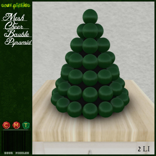 [SP] Cheer Bauble Pyramid Green
