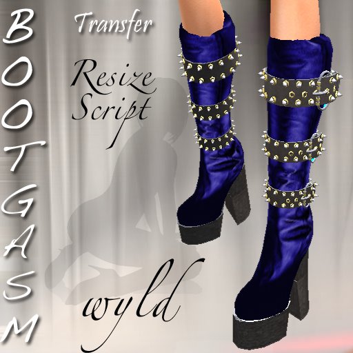 Bootgasm Wyld Boots Blue