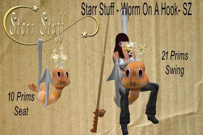 Starr Stuff - Worm on a Hook - (Boxed)