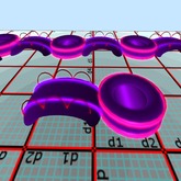 Dancers Platform Purple and Pink