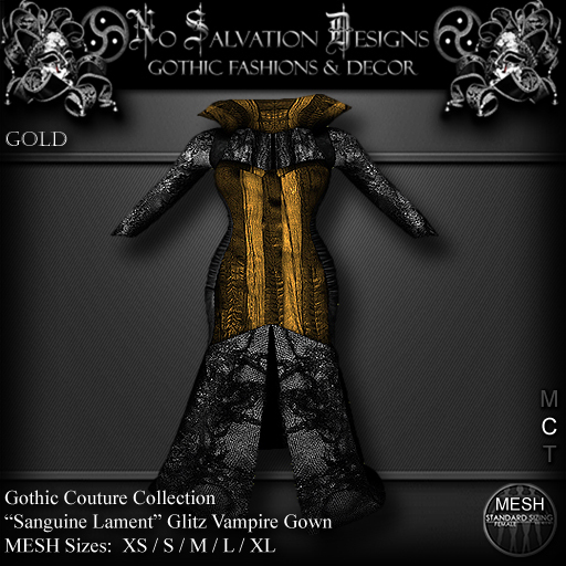 Second Life Marketplace - [[NS]] No Salvation Designs *MESH* Sanguine ...
