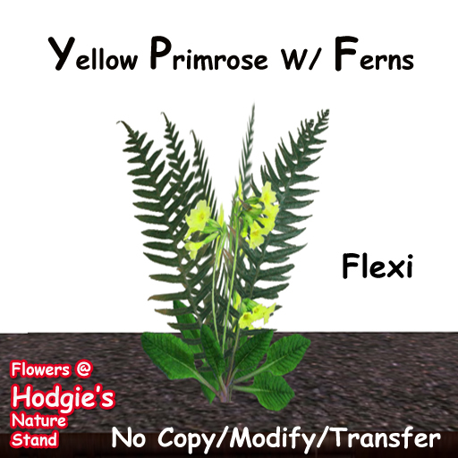 Second Life Marketplace Hodgie's Flowers & Plants Yellow Primrose