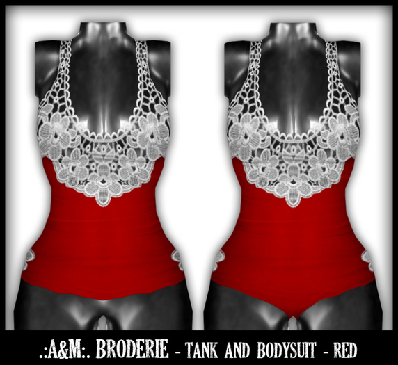 .:A&M:. Striped TanK - Reds - Female version