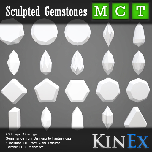 KinEx - Sculpted Gem Stones