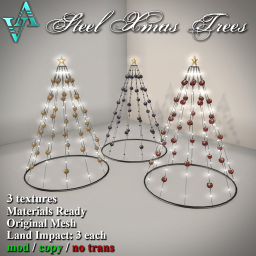 Atelier Visconti Xmas Steel Trees