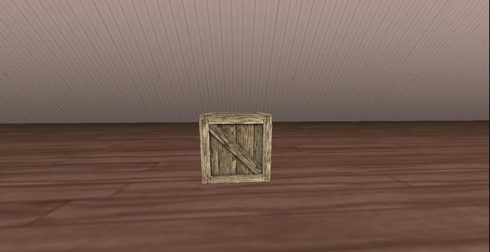 Grunge Crate Donation Box