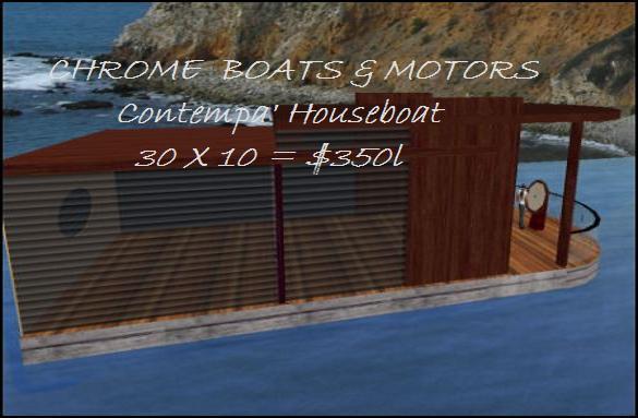 Unique Houseboat, 30m x10m, for Home or Party