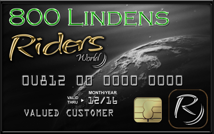 Riders World Gift Card - 1500L Holiday (Boxed)