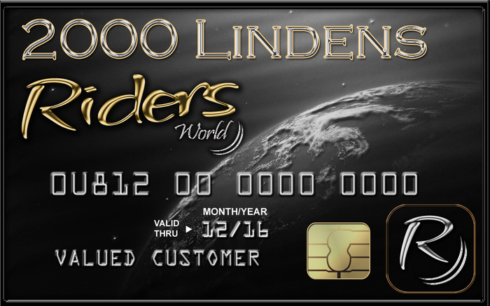 Riders World Gift Card - 1500L Holiday (Boxed)