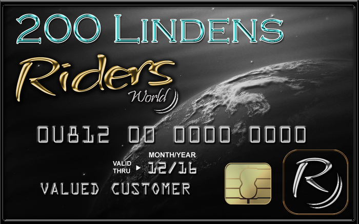 Riders World Gift Card - 1500L Holiday (Boxed)