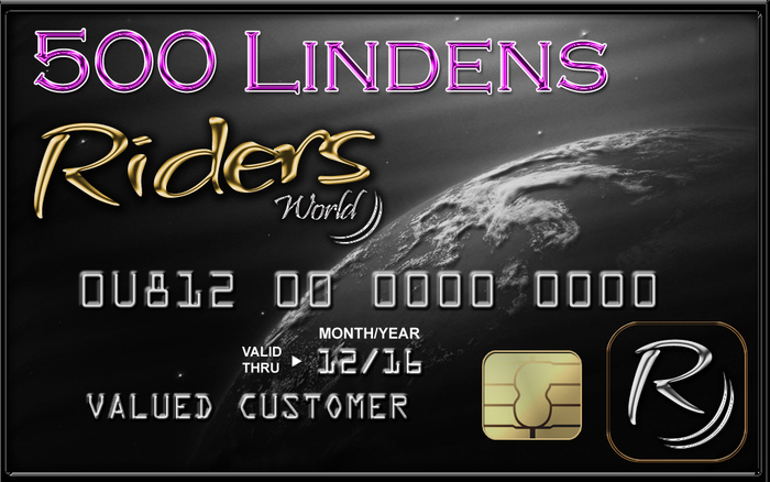 Riders World Gift Card - 500L (Boxed)