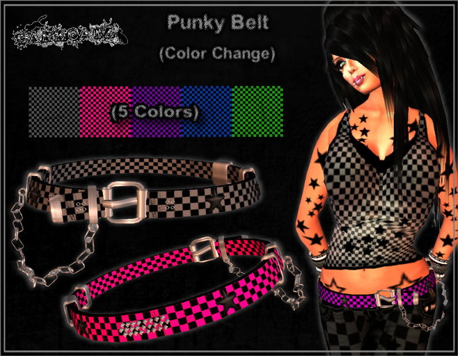 ::DarKCatZ:: Punky Belt (Color Change)