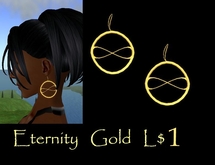 Eternity Earrings - Gold