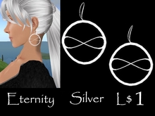 Eternity Earrings - Silver