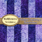 *Wallflowers* Antique Tapestry 2 - Delphinium