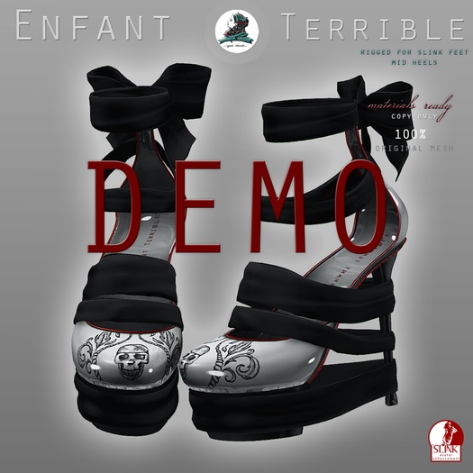 .Enfant Terrible. wrapped heels DEMO