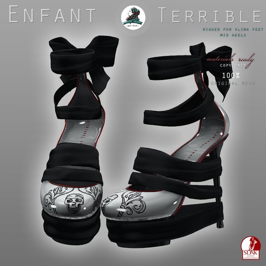 .Enfant Terrible. wrapped heels skull